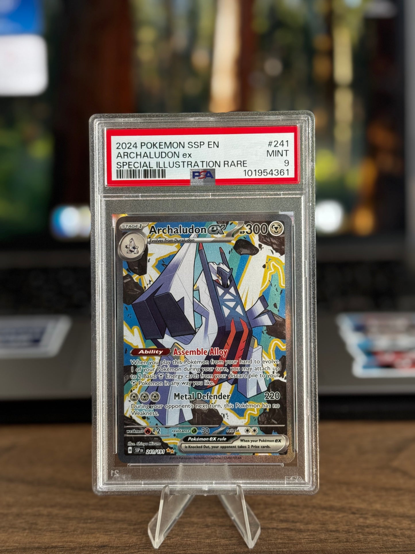 ARCHALUDON ex
SPECIAL ILLUSTRATION RARE PSA9
