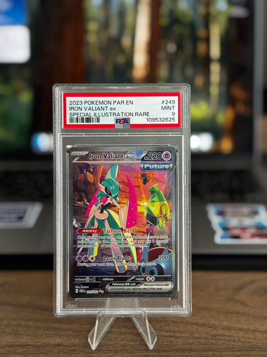 IRON VALIANT ex
SPECIAL ILLUSTRATION RARE PSA9