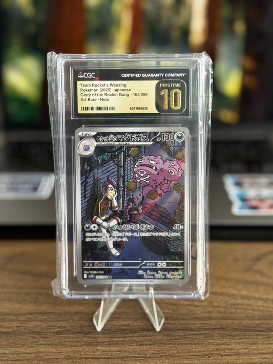 Team Rocket’s Wezzing JP CGC Pristine 10