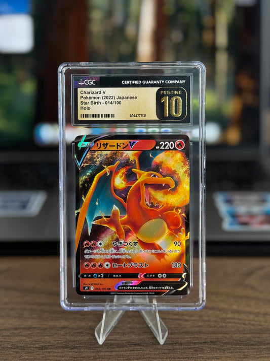 Charizard V
Pokémon (2022) Japanese
Star Birth - 014/100 CGC10